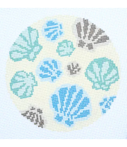 Seashell Coaster- Neutrals-13ct
