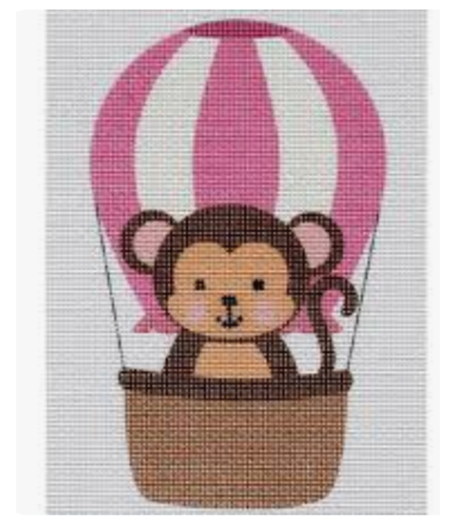 Pink Balloon Critter Monkey