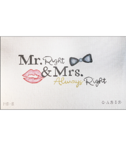 Mr. Right and Mrs. Always Right 13ct