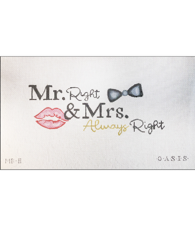 Mr. Right and Mrs. Always Right 13ct