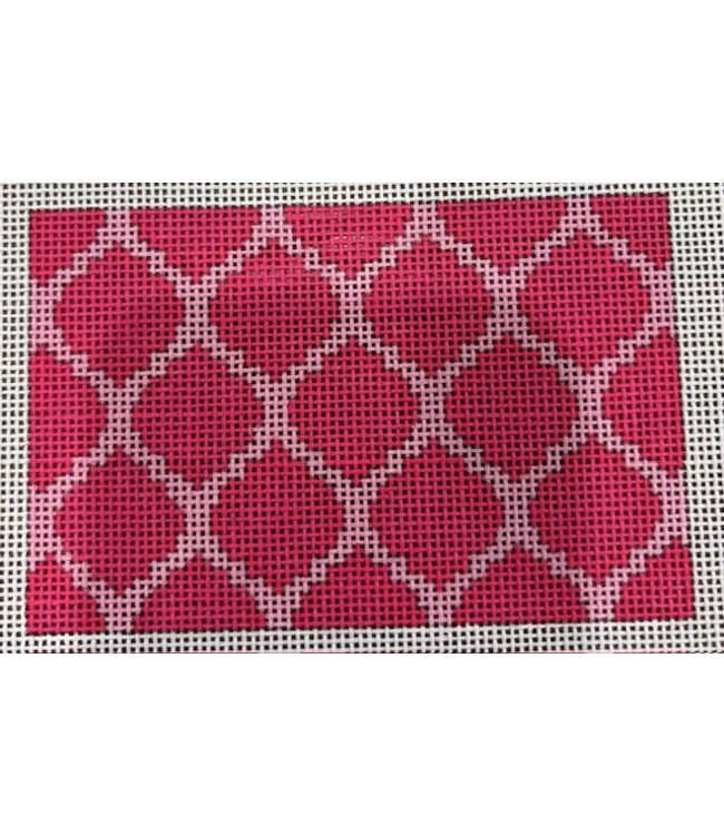 Quatrafoil  Passport Cover Insert Watermelon on Pink