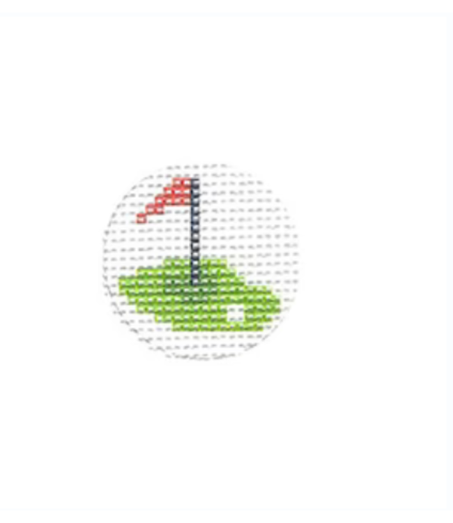 Key Ring Golf 1 1/4"
