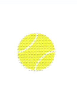 Key Ring Insert Tennis Ball 1 1/4"
