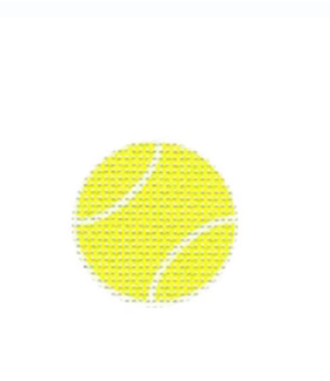 Key Ring Insert Tennis Ball 1 1/4"
