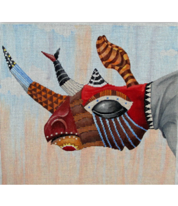 Tribal Mask Rhino