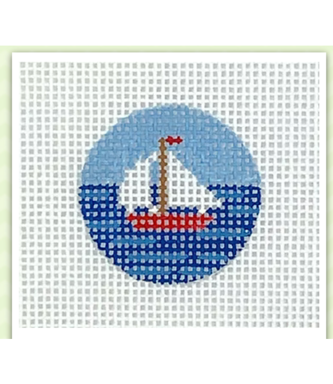 Sailboat on Water 1.25"