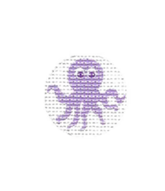 Key Ring Insert Octopus 1 1/4"