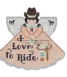 I Love To Ride Western Angel