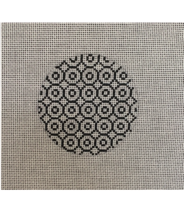 Geometric Circles - Black