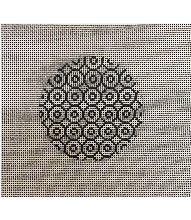 Geometric Circles - Black