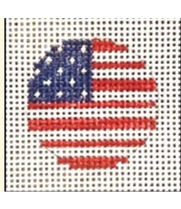 American Flag Key Ring Insert