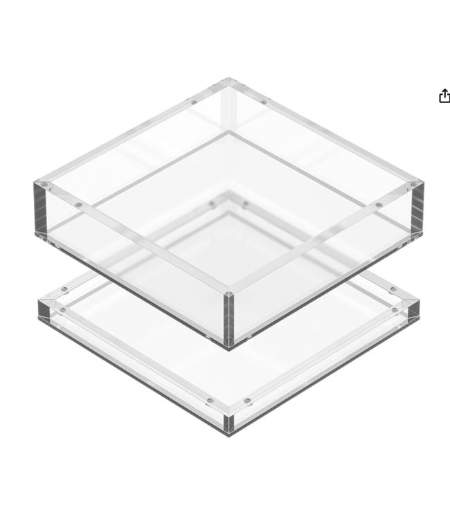 6X6 Acrylic Tray with Magnetic Base