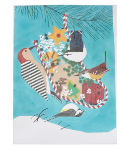 Backyard Birds Canvas Only
