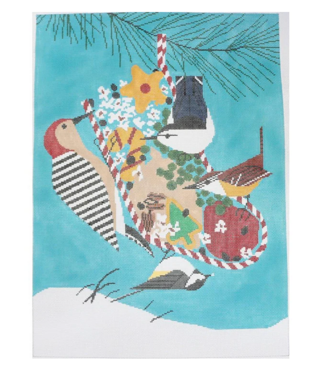 Backyard Birds Canvas Only