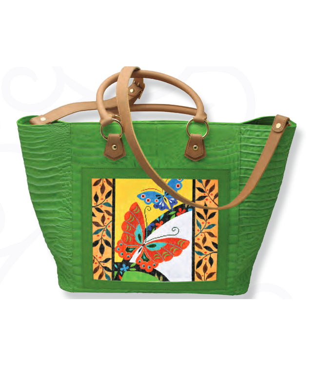 Lee Leather Tote  (Canvas Not Included)