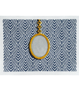 Pendant Clutch Canvas - Blue