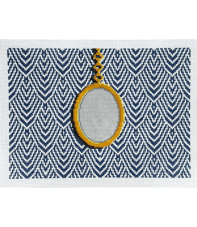 Pendant Clutch Canvas - Blue