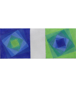 Square Maelstrom Blue/Green