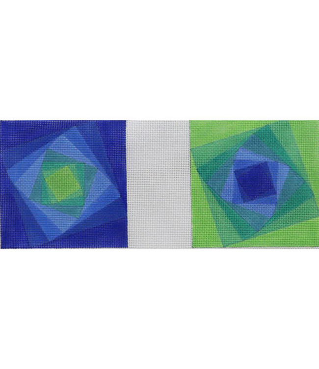 Square Maelstrom Blue/Green