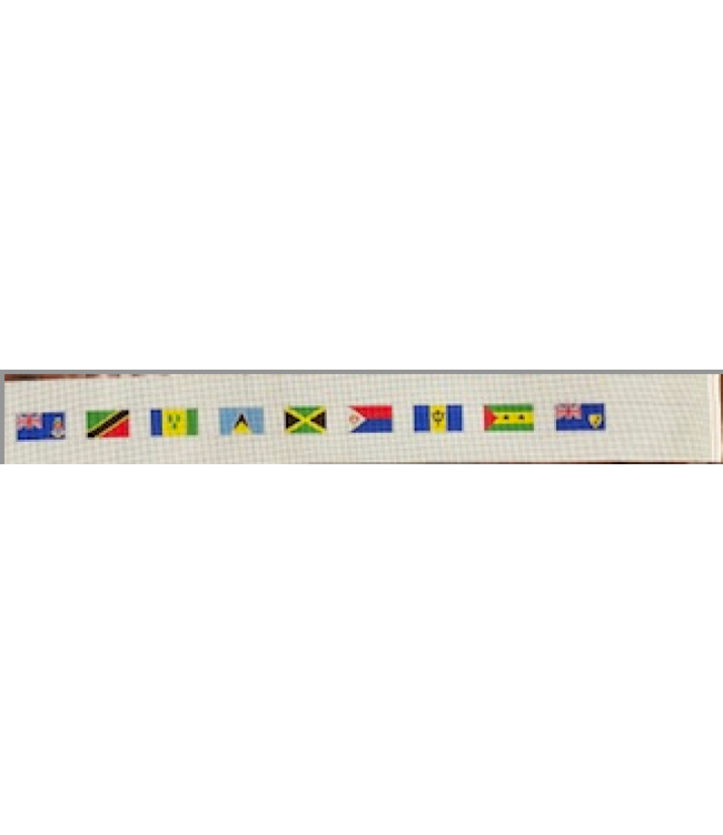 US and British Virgin Islands Flag Belt
