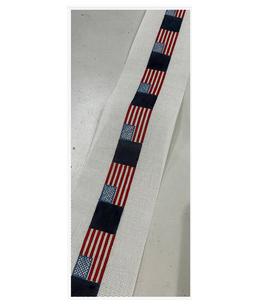 American Flag Belt (Navy Background)