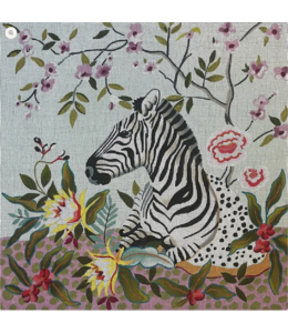 Zebra with Blanket