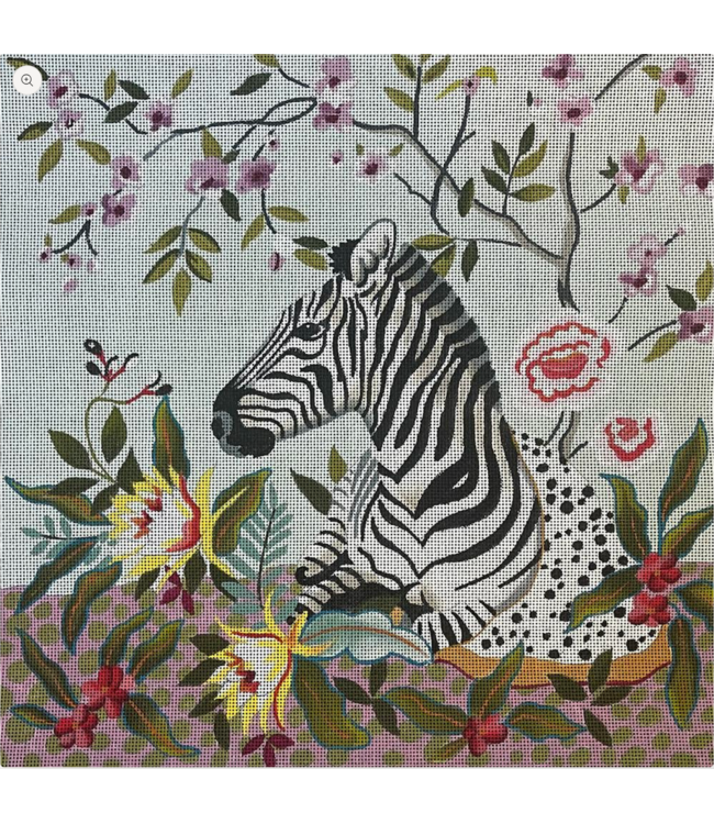 Zebra with Blanket
