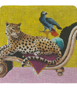Leopard on Chaise