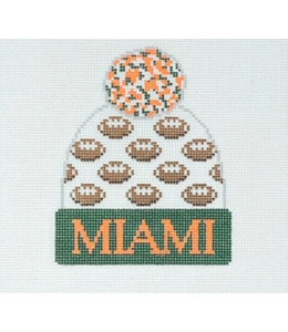 Beanie- University of Miami football