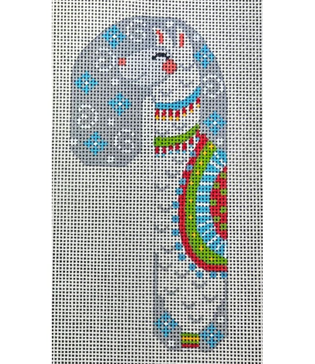 Silver Llama Candy Cane