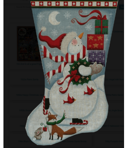 Skating Snowman toe right