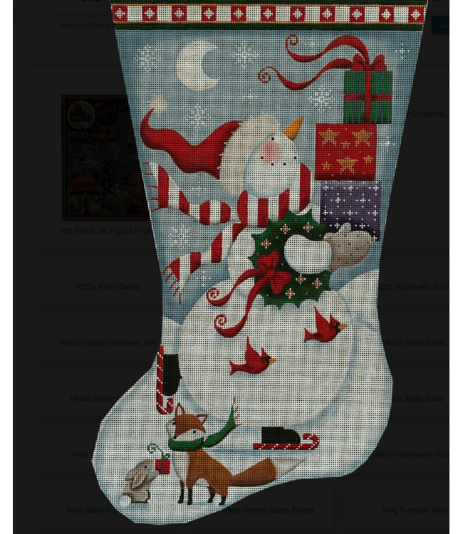 Skating Snowman toe right