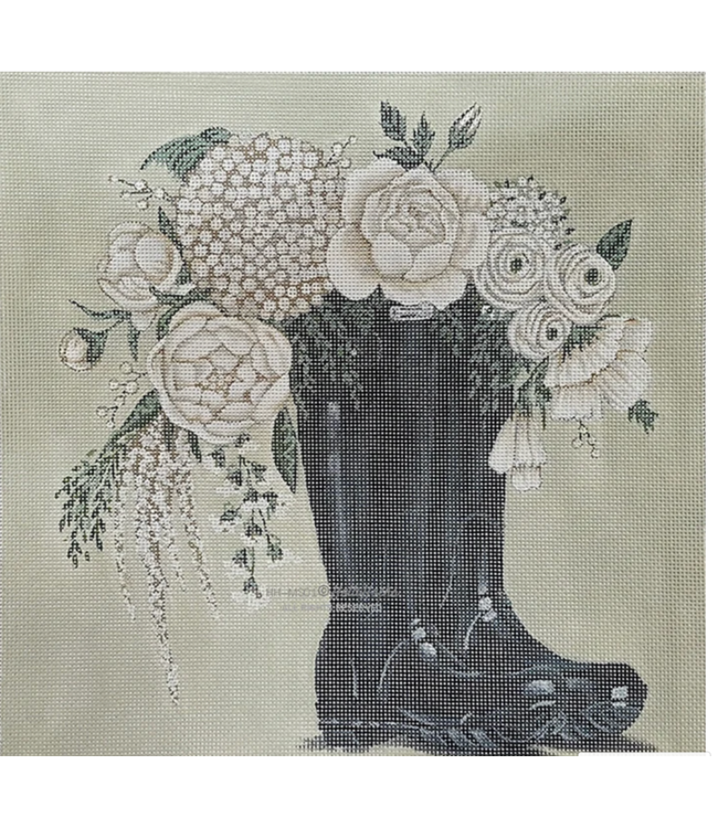 Flowers & Black Boots