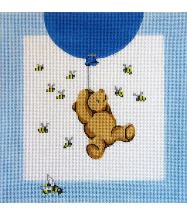 Pooh and Balloons Pillow