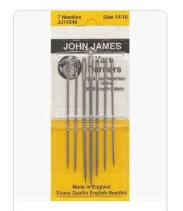 John James Long Darning Needles sz 7