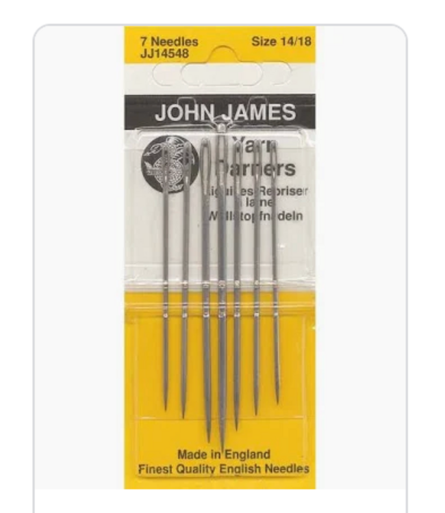 John James Long Darning Needles #7