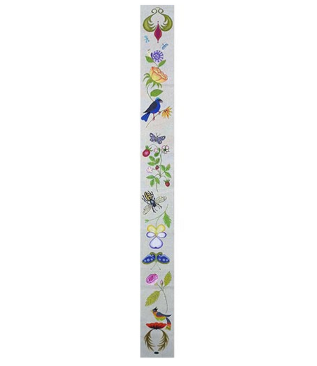 Botanical Bell Pull (Black or Ecru)