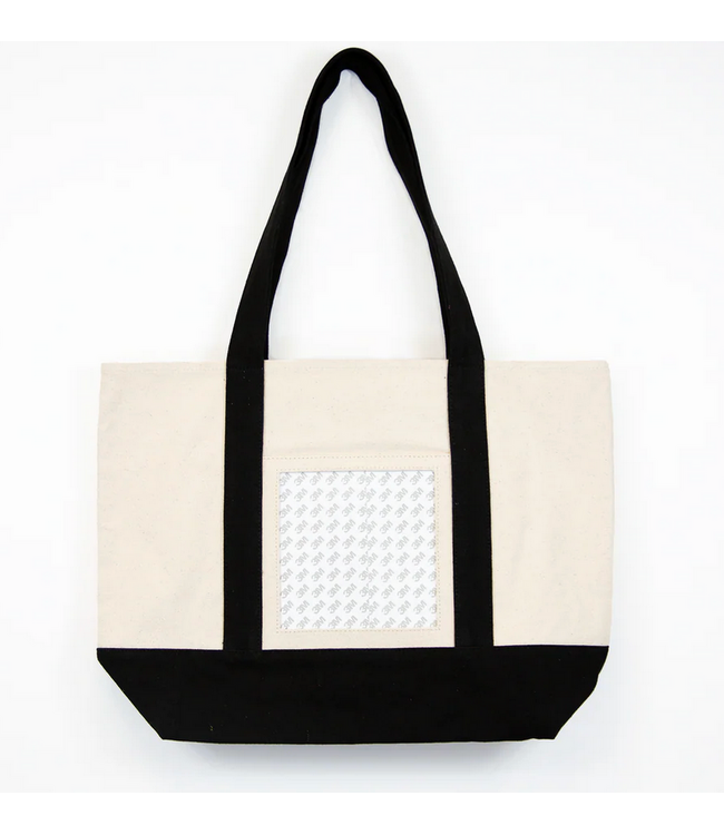 Tote Bag - Black w/6 x 6 Opening