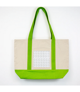 Tote Bag - Lime w/6 x 6 Opening
