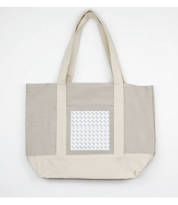 Tote Bag - Taupe w/6x6 Opening
