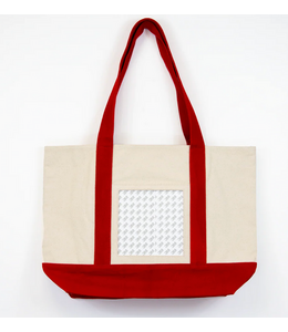 Tote Bag - Hot Pink w/6x6 Opening