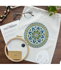 Embroidery Project Bag Kit - Myra Medallion