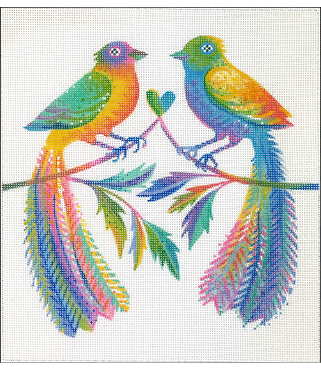 Colorful Love Birds
