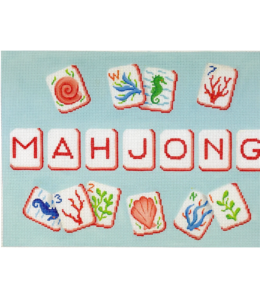 Mahjong Tile Bag - Coral Reef Theme
