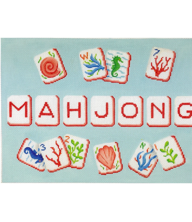 Mahjong Tile Bag - Coral Reef Theme