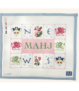 Mahj Tile Pouch Blue