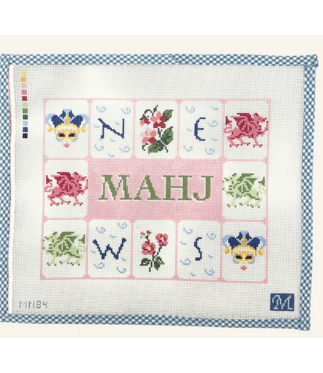 Mahj Tile Pouch Blue