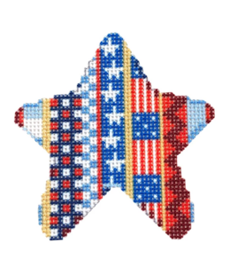 Patriotic Patterns Mini Star
