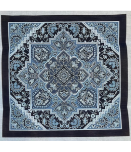 Heriz Blue and White