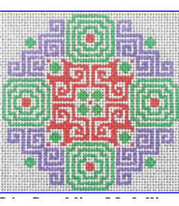 Sparkling Medallion #1